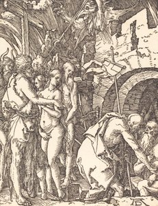 Kristus v limbu, pravděpodobně c. 15091510. od Albrecht Dürer