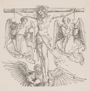 Kristus na kříži. od Albrecht Dürer