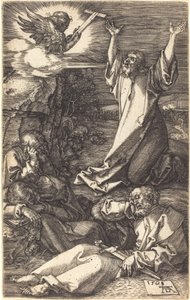 Kristus na hoře Olivetské od Albrecht Dürer