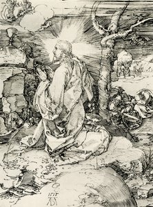 Kristus na hoře Olivetské od Albrecht Dürer