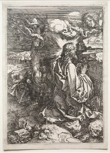 Kristus na hoře Olivetské, 1515. od Albrecht Dürer