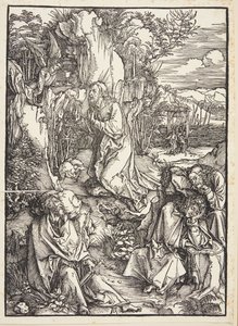 Kristus na Olivové hoře od Albrecht Dürer