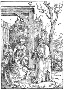 Kristus se loučí se svou Matkou od Albrecht Dürer