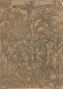 Kristus na kříži, list č. 8 ze série „Velké pašije“ od Albrecht Dürer