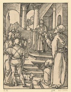 Kristus před Pilátem (Malé pašije) od Albrecht Dürer
