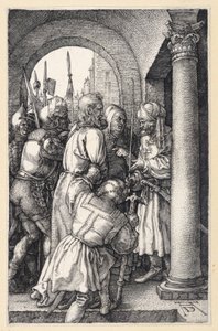 Kristus před Pilátem (Mědirytová pašije) od Albrecht Dürer