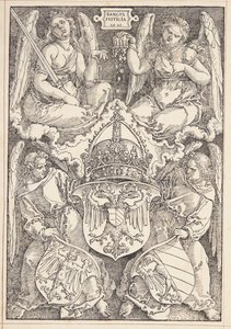 Erb říše a města Norimberk od Albrecht Dürer