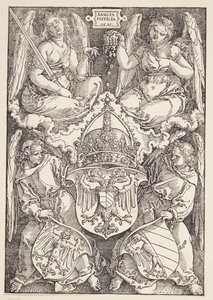 Erb říše a města Norimberk od Albrecht Dürer