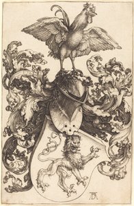 Erb se lvem a kohoutem od Albrecht Dürer