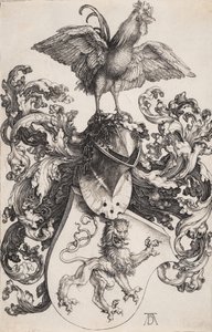 Erb se lvem a kohoutem od Albrecht Dürer