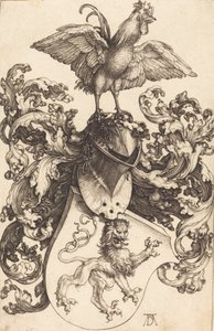 Erb se lvem a kohoutem, 15021503. od Albrecht Dürer