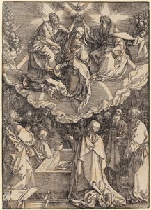 Uvedení do chrámu, list 13 ze série "Život Panny Marie" od Albrecht Dürer