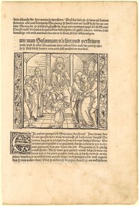 Dítě Daniel usvědčuje Zuzaniny žalobce před soudem od Albrecht Dürer