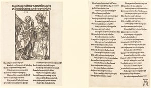 Smrt a Lansquenet od Albrecht Dürer