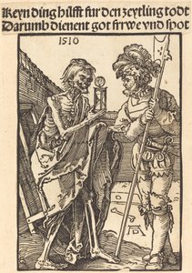 Smrt a Lansquenet od Albrecht Dürer