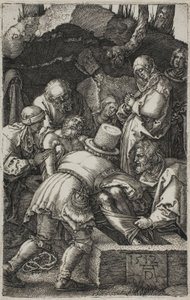 Depozice, z The Engraved Passion od Albrecht Dürer