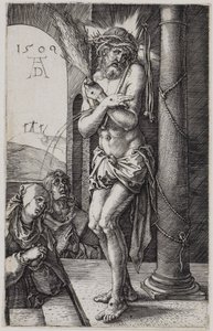 Muž bolesti před Marií a Janem od Albrecht Dürer