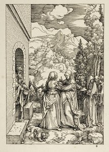 Navštívení (Život Panny Marie) od Albrecht Dürer