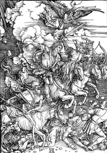Zjevení Janovo: 4. Čtyři jezdci apokalypsy od Albrecht Dürer