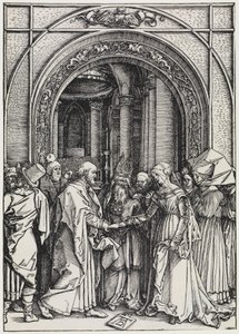 Zasnoubení Panny Marie od Albrecht Dürer