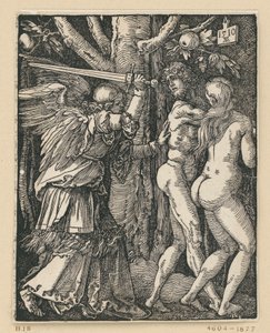 Vyhnání z ráje (Malé pašije) od Albrecht Dürer