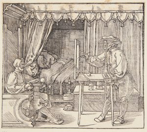 Navrhovatel kreslí portrét od Albrecht Dürer