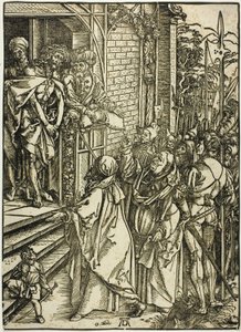 Ecce Homo - Představení Krista, z Velkého umučení od Albrecht Dürer