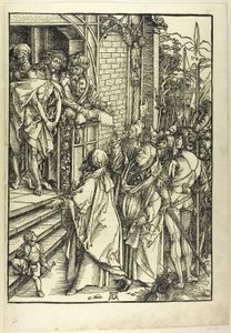 Ecce Homo - Představení Krista, z Velkého umučení od Albrecht Dürer