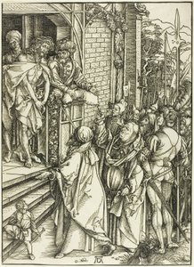 Ecce Homo - Představení Krista, z Velkého umučení od Albrecht Dürer