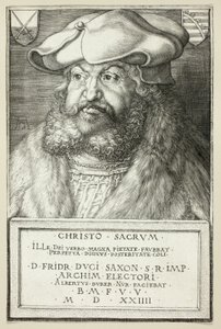kurfiřt Fridrich Moudrý Saský od Albrecht Dürer