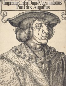 Císař Maxmilián I., c. 1518. od Albrecht Dürer