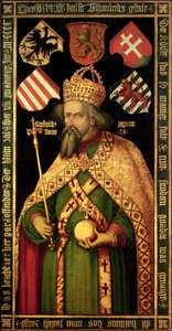 Císař Zikmund, císař Svaté říše římské, král uherský a český (1368-1437), kolem 1600 od Albrecht Dürer