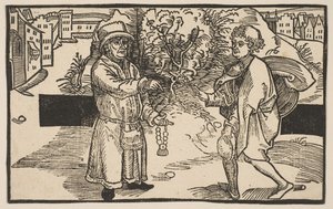Eunuchové, z Komedie Terence, dotisk z 19. století.n.d. od Albrecht Dürer