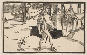 Eunuchus, z komedie Terence, dotisk z 19. století.n.d. od Albrecht Dürer