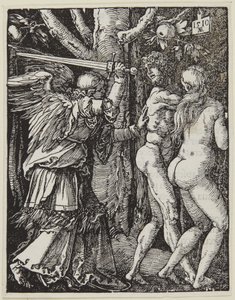 Vyhnání z ráje od Albrecht Dürer