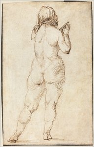 Ženský akt se modlí od Albrecht Dürer
