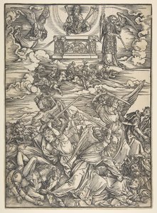Čtyři Avenging Angels, ze série Apocalypse.n.d. od Albrecht Dürer