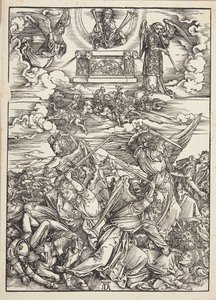Čtyři mstící andělé z Eufratu od Albrecht Dürer