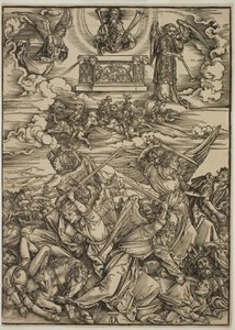 Čtyři mstící andělé z Eufratu od Albrecht Dürer
