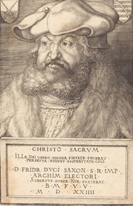 Fridrich Moudrý, kurfiřt saský, 1524. od Albrecht Dürer