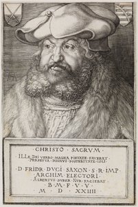 Fridrich Moudrý, saský kurfiřt od Albrecht Dürer