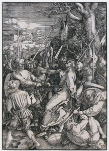 Zatčení Krista, list č. 4 ze série „Velké pašije“ od Albrecht Dürer