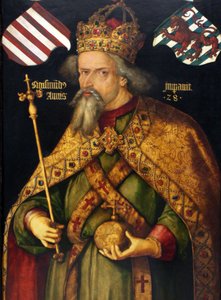 Německy: Kaiser Sigismund Císař Zikmund (1368-1437) od Albrecht Dürer