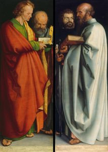 Německy: Vier Apostel Čtyři apoštolové od Albrecht Dürer
