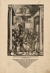 Oslava Panny, ze Života Panny od Albrecht Dürer