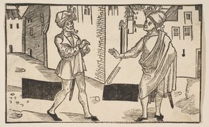 Hecyra, z komedie Terence, dotisk z 19. století.n.d. od Albrecht Dürer