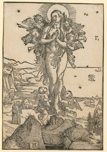 Svatí biskupové Mikuláš, Ulrich a Erasmus od Albrecht Dürer