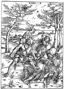 Hercules Killing the Molionides, c1496-1498, 1936 od Albrecht Dürer