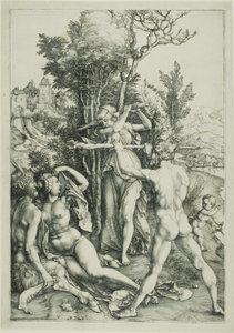 Herkules na rozcestí (Žárlivost) od Albrecht Dürer