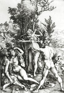 Herkules na křižovatce, 1498 od Albrecht Dürer